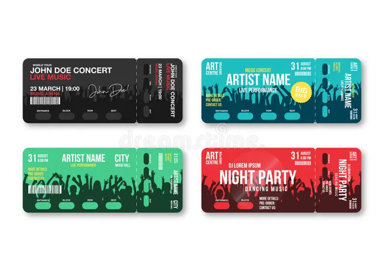 Unique Event Ticket Designer in UAE